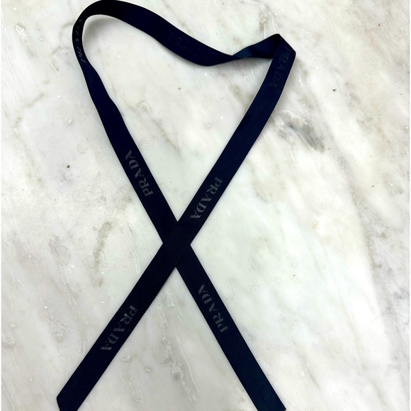 PRADA Navy Blue Gift Ribbon - Picture 2 of 6